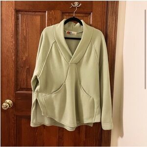 FREE PEOPLE Marguerite Pullover Top Knit Sweatshirt NWOT Size XS